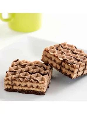 High Protein Chocolate Wafer Squares