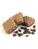 Chocolate flavoured wafer low sugar