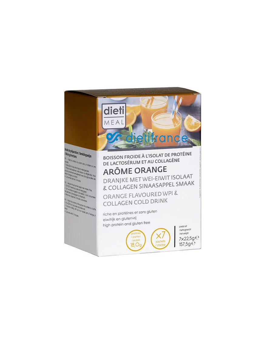 Dietimeal Orange flavoured Protein Drink Mix