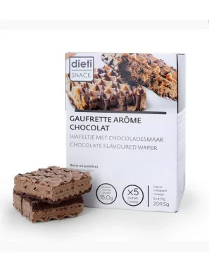 Dietisnack High Protein Chocolate Cream Flavoured Wafer Squares (x5)