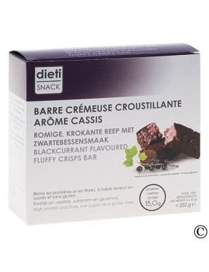 Dietisnack Blackcurrant Fluffy Protein Bar