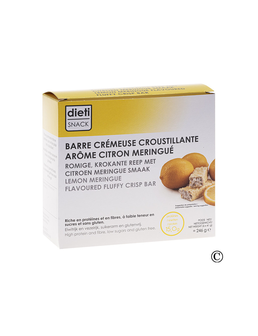 Dietisnack Lemon Flavoured Fluffy Protein Bar