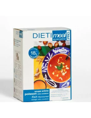 High-Protein Fish Soup with Croutons