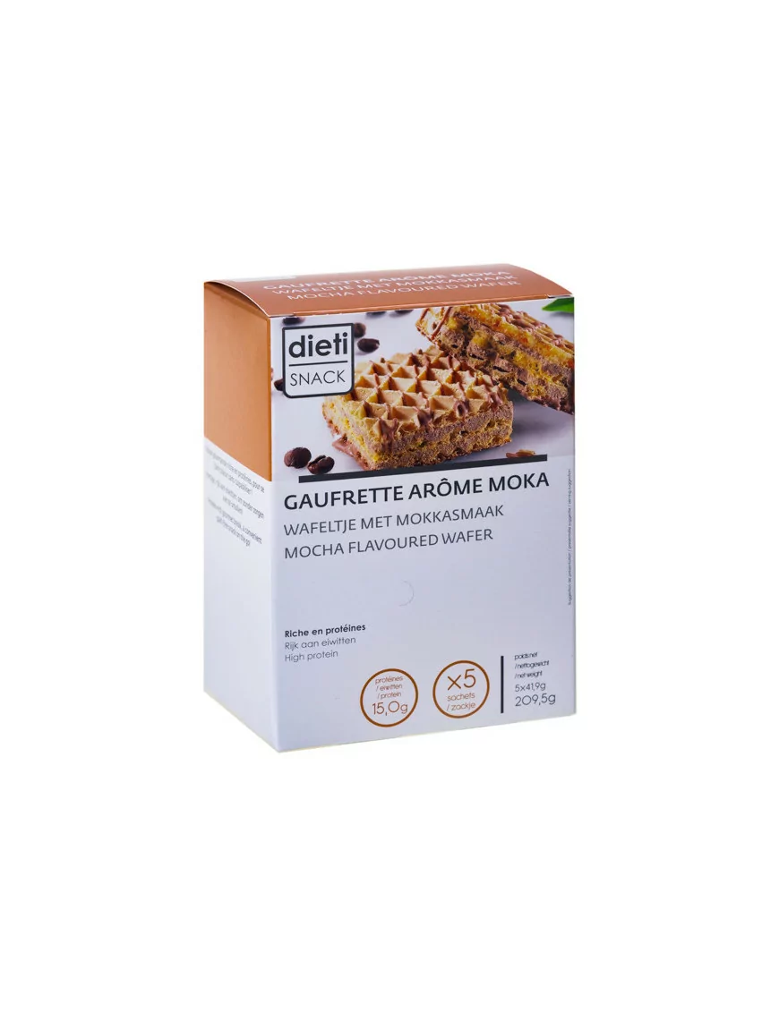 Dietisnack Coffe Mocha Protein Wafers